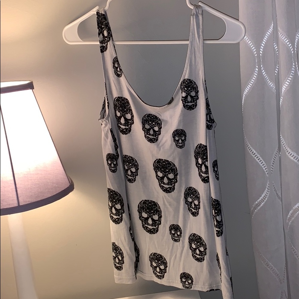 H&M skull tank top
